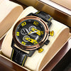 Montre chronographe à quartz lumineuse pour hommes
