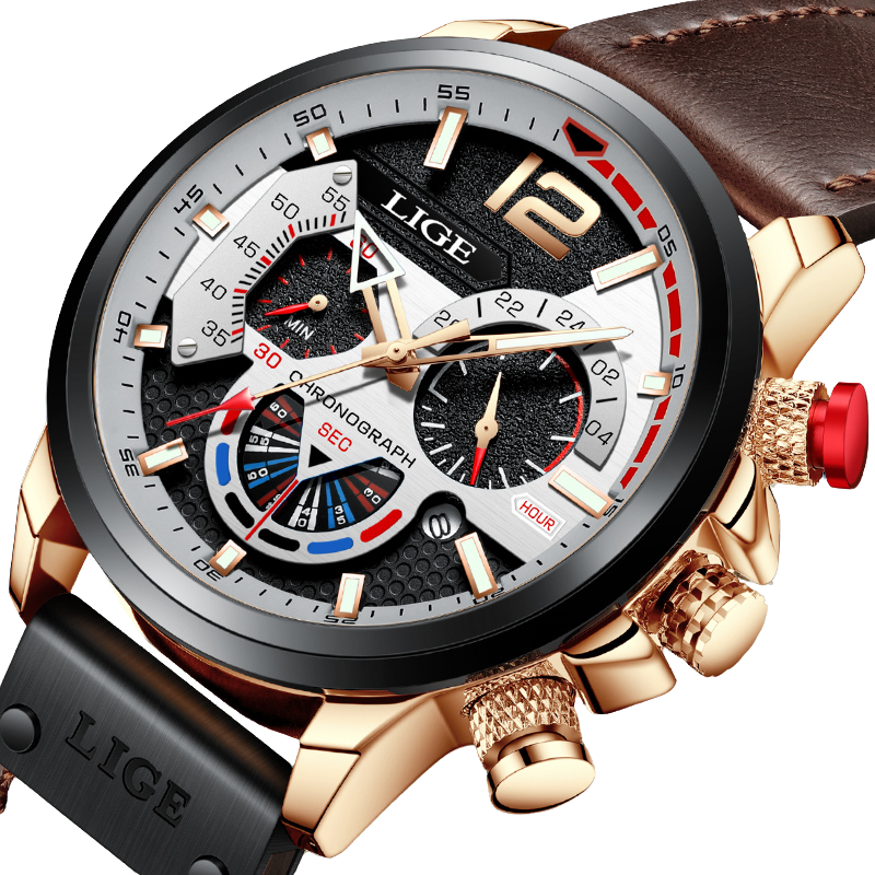 Montre militaire durable à quartz
