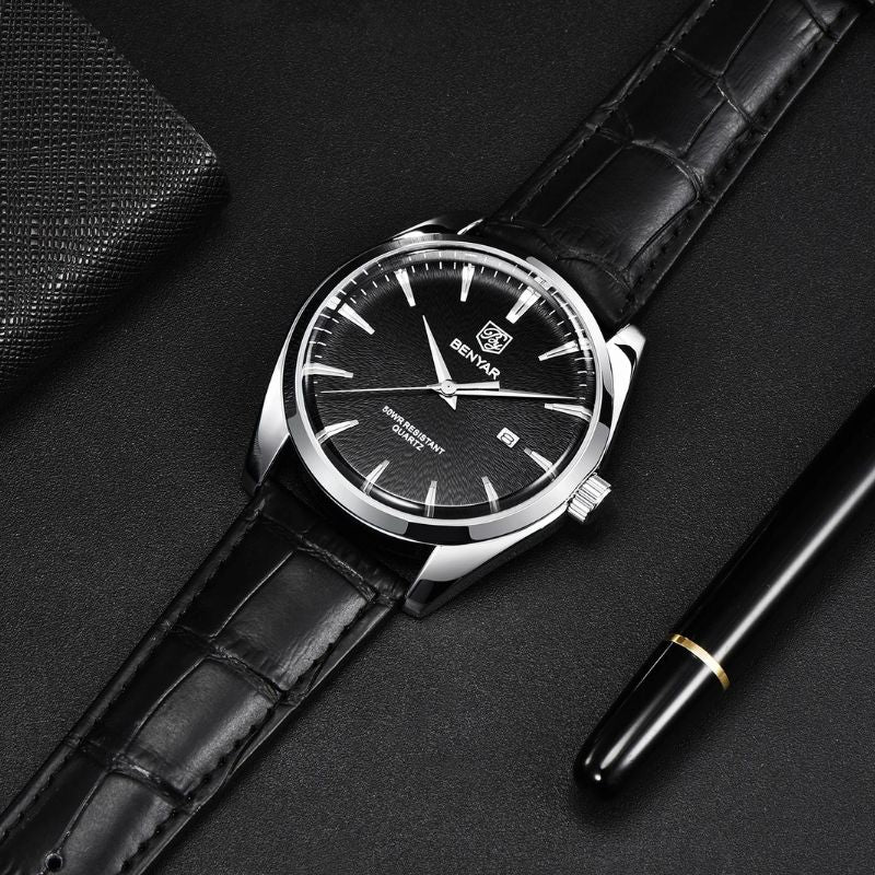 Montre d'affaires de luxe sophistiquée