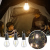 Lampe rétro pour camping extérieur Crochet de suspension Type-C rechargeable