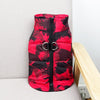 manteau d'hiver pour chien - rouge graffiti / XL - Dog Savant