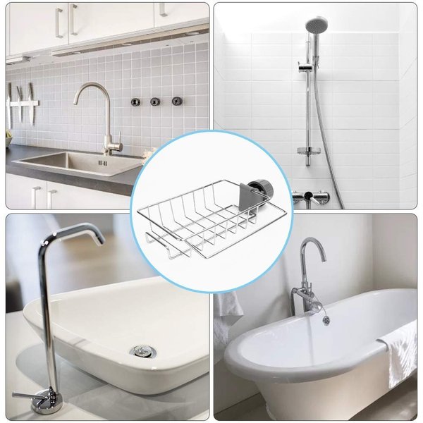 Support de robinet en acier inoxydable Un accessoire de rangement parfait pour votre cuisine