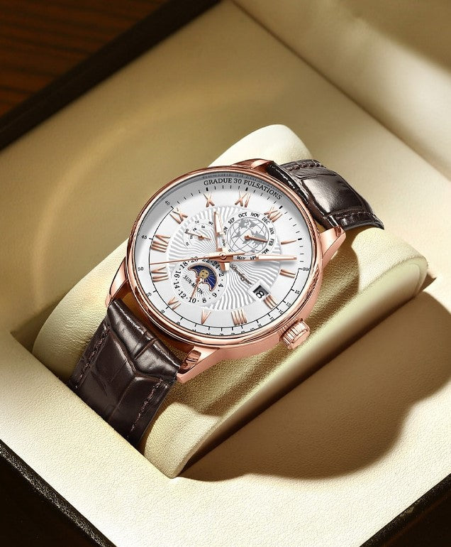 Montre à quartz léger tendance et haut de gamme