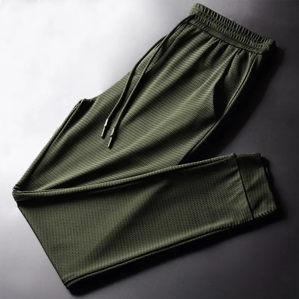 Pantalons d'été en soie pour hommes