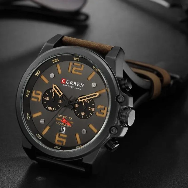 Montre à quartz mode et décontractée