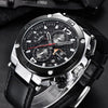 Montre chronographe sport multifonction à quartz