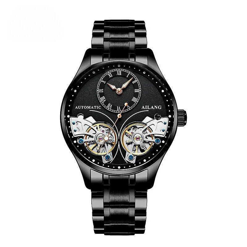 Montre mécanique lumineuse à double tourbillon