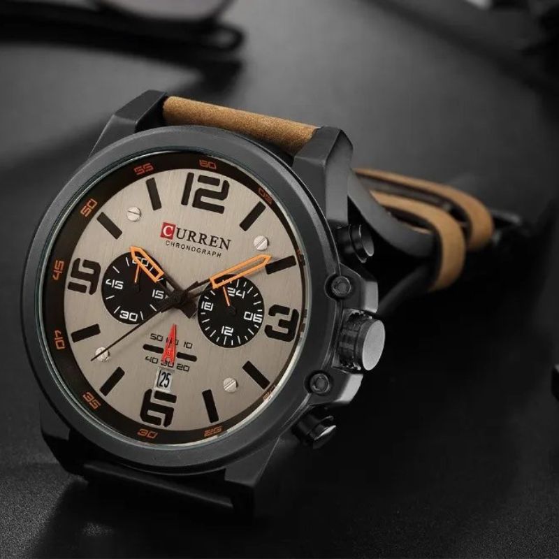 Montre à quartz mode et décontractée