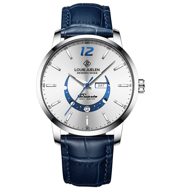 Elégante montre Moonphase