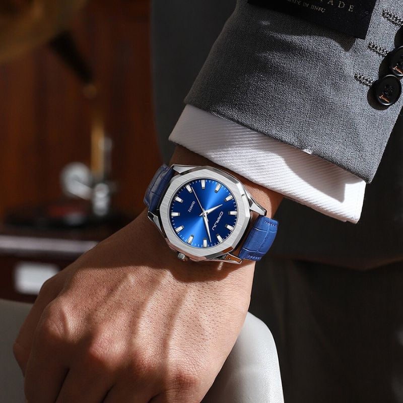 Montre à quartz minimaliste et décontractée
