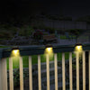 Lampe solaire LED pour escalier, lampe murale extérieure étanche (8pcs)