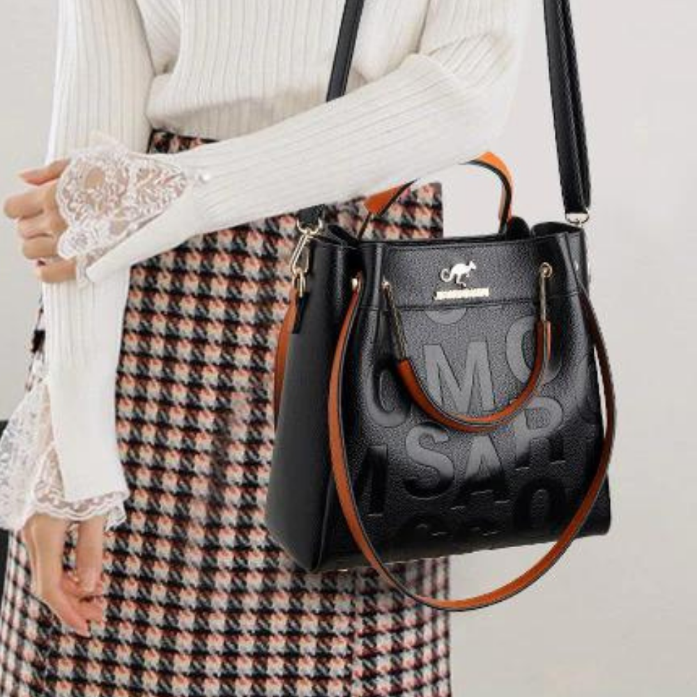 Sac à bandoulière en cuir souple