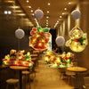 Décoration de Noël aux lumières joyeuses