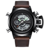 Montre chronographe de mode à double heure