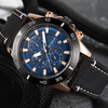 Montre chronographe à cadran et quartz