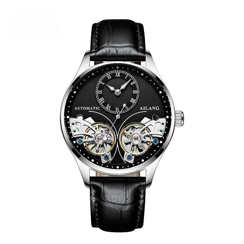 Montre mécanique lumineuse à double tourbillon