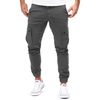 Pantalon de survêtement cargo avec cordon de serrage pour hommes