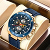 Montre chronographe sport multifonction à quartz