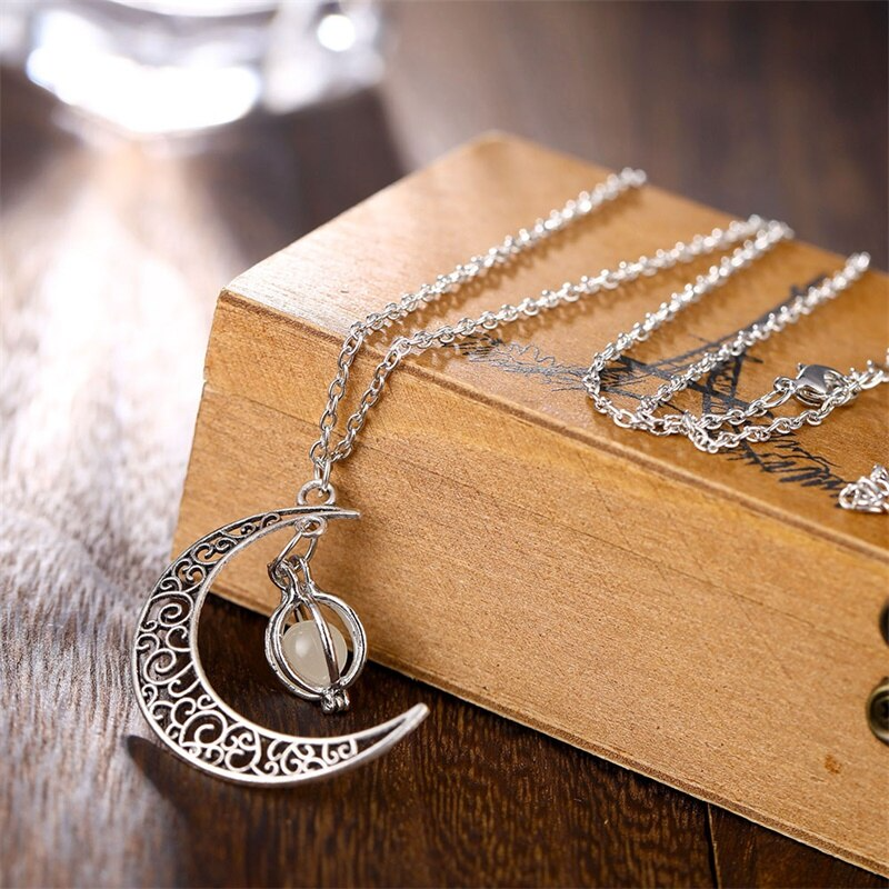 Sphéroïde Collier de pierres de lune enchantées