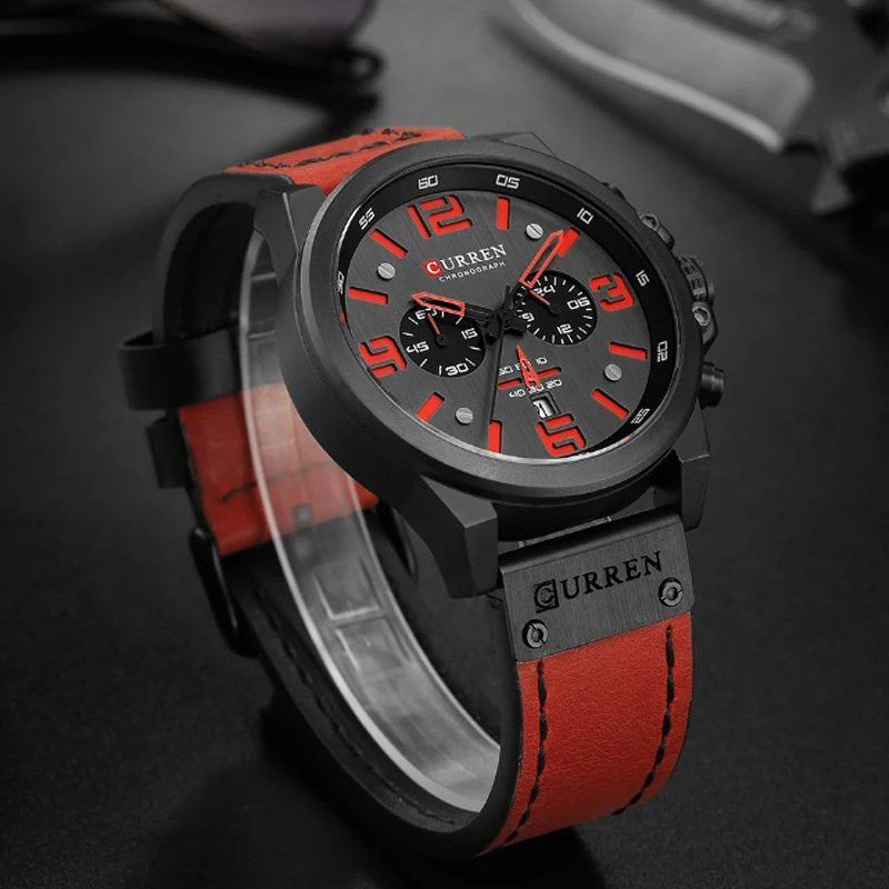 Montre à quartz mode et décontractée