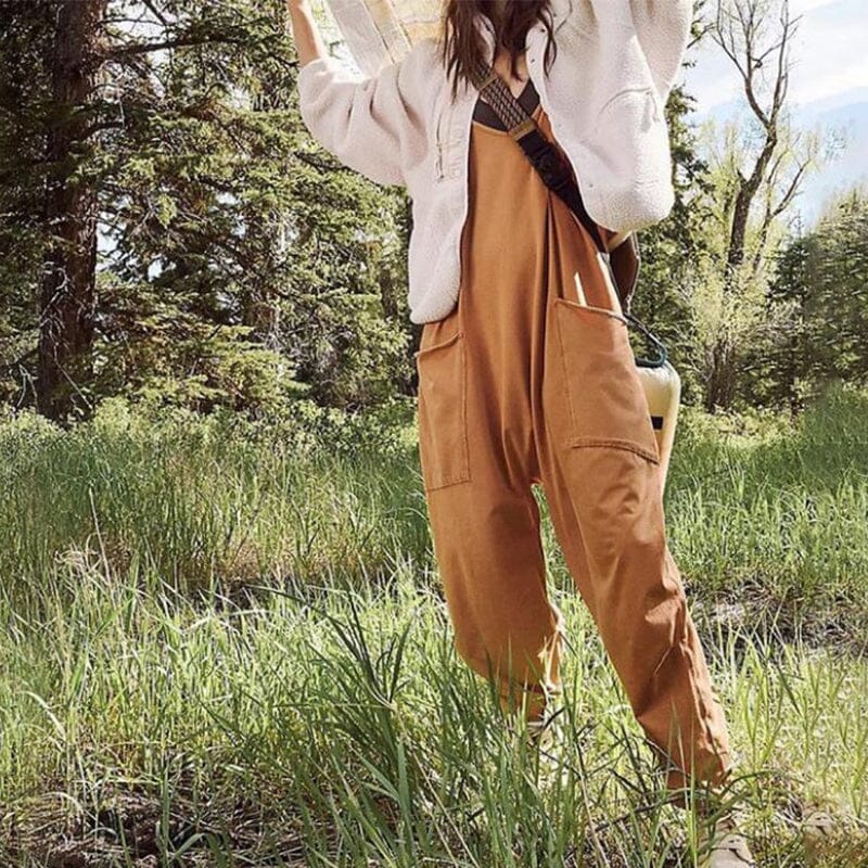 PocketVJumpsuit Combinaison minimaliste élégante