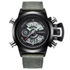Montre chronographe de mode à double heure