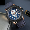 Montre multifonction étanche à la mode avec chronographe