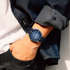 Montre casual à bracelet en cuir