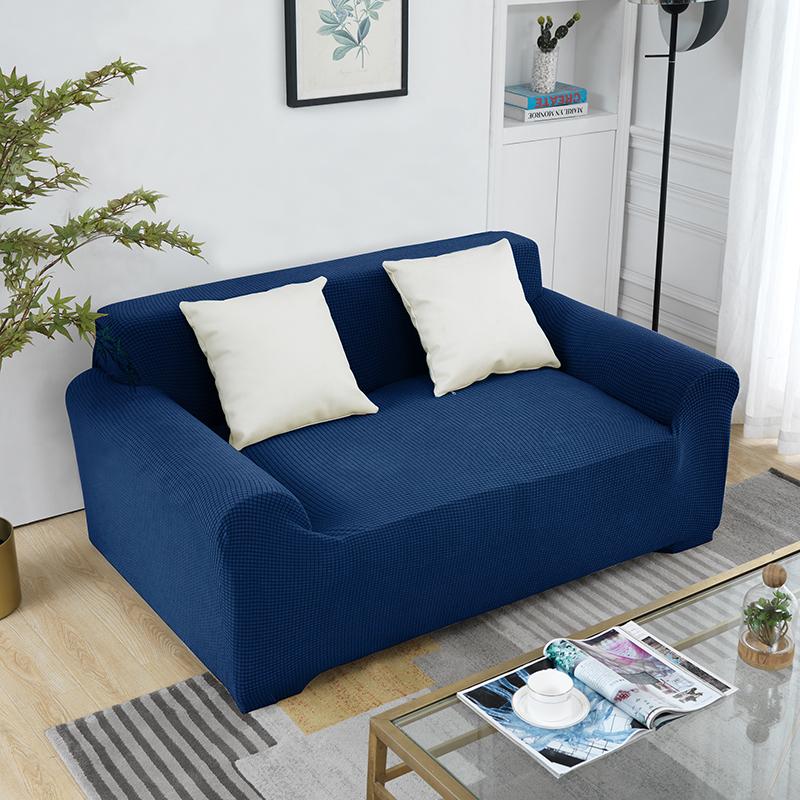 Housse de canapé élastique moderne de forme géométrique