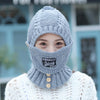 Masque chaud Bonnet chaud coupe-vent avec écharpe