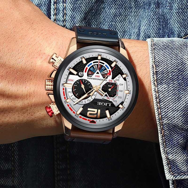 Montre militaire durable à quartz