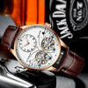 Montre mécanique lumineuse à double tourbillon