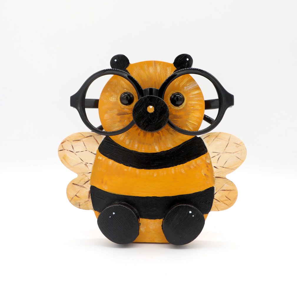 Porte-lunettes Minimals fait main avec motif d'animaux mignons