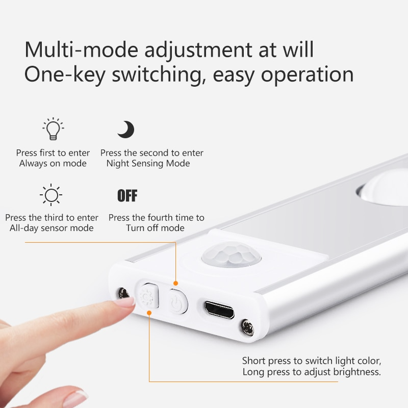 LED d'éclairage automatique avec détecteur de mouvement