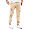 Pantalon de survêtement cargo avec cordon de serrage pour hommes