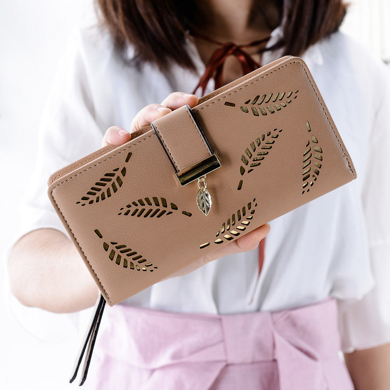 Portefeuille à longues feuilles pour femmes Barbara