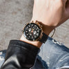 Montre chronographe sport multifonction à quartz