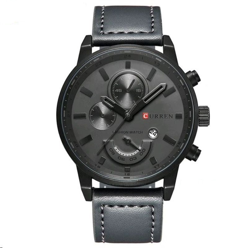 Montre à quartz sport et décontractée