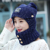 Masque chaud Bonnet chaud coupe-vent avec écharpe