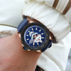 Montre multifonction étanche à la mode avec chronographe