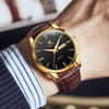 Montre de luxe en cuir pour entreprises