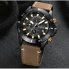 Montre chronographe à cadran et quartz