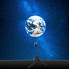 Projecteur Lune et Terre