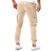 Pantalon de survêtement cargo avec cordon de serrage pour hommes