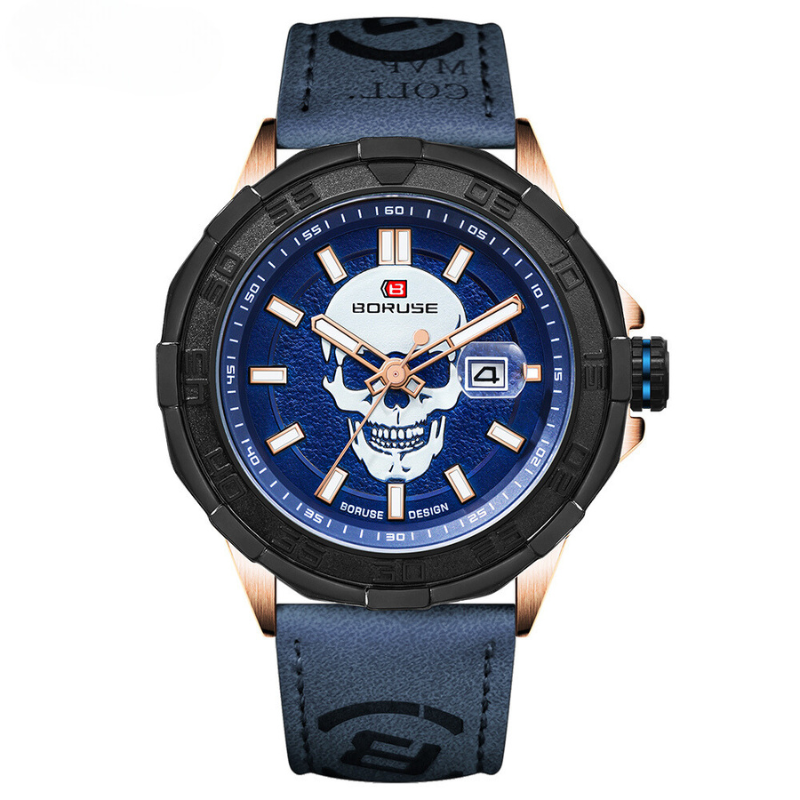 Montre multifonction étanche à la mode avec chronographe