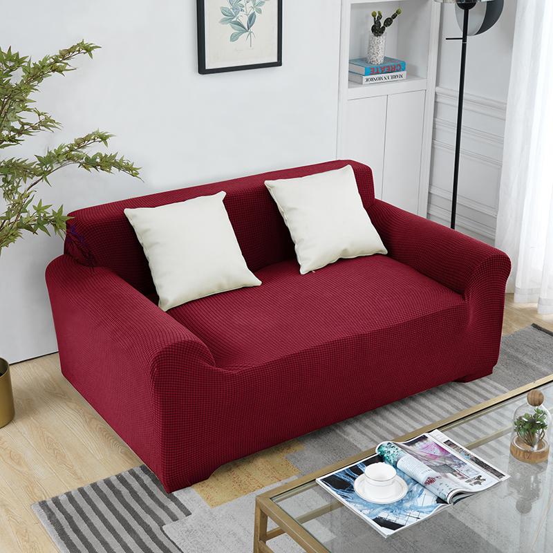 Housse de canapé élastique moderne de forme géométrique