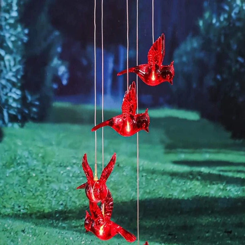 Carillons solaires LED pour colibris