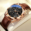Montre chronographe lumineuse à quartz