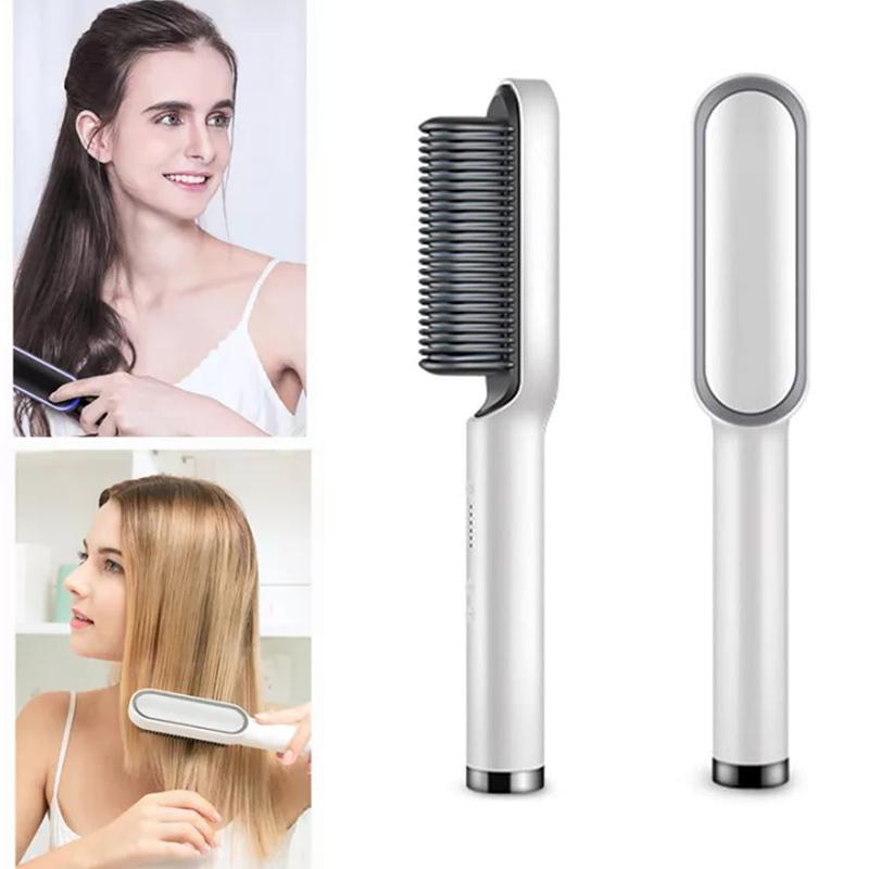 Fer à lisser et à friser électrique professionnel Straight Comb