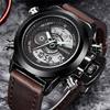 Montre chronographe de mode à double heure